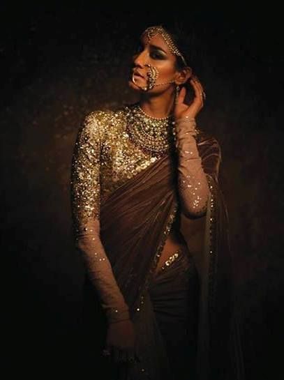 Gorgeous Sabyasachi blouse with sequin work