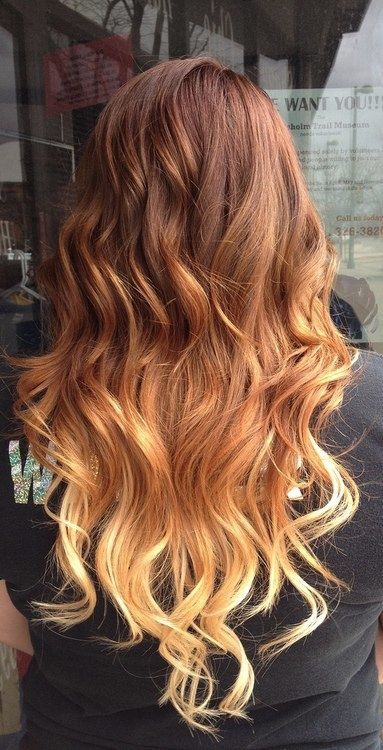 Layer cut with Ombre hairstyle
