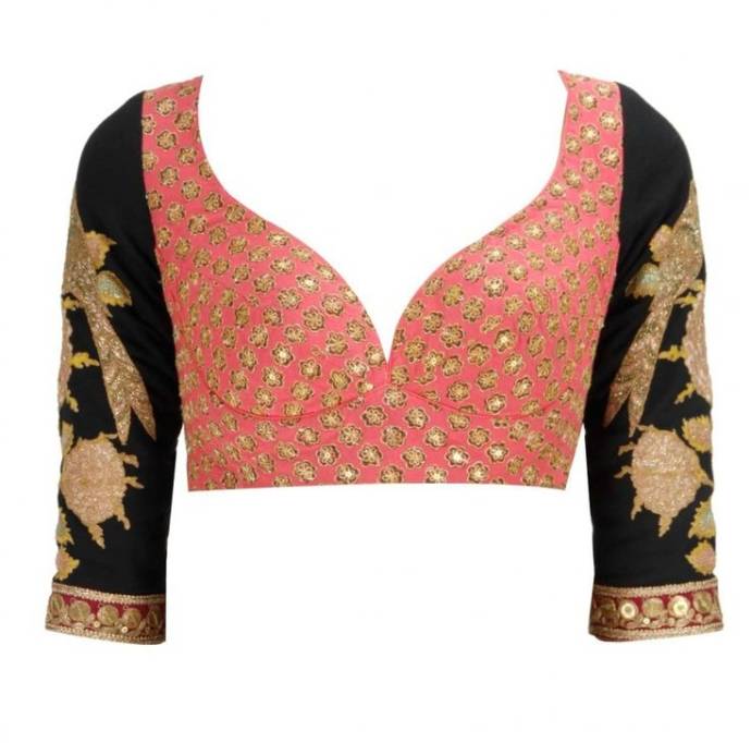 Sabyasachi blouse with gorgeous sleeves