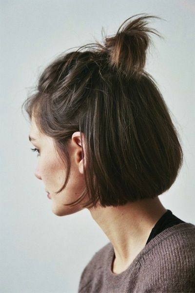 Short ponytail