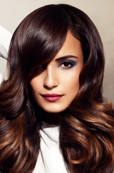 dark-brown-hair-color-with-caramel-highlights-2016-450x680
