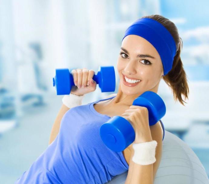 Dumbbells for firm breasts