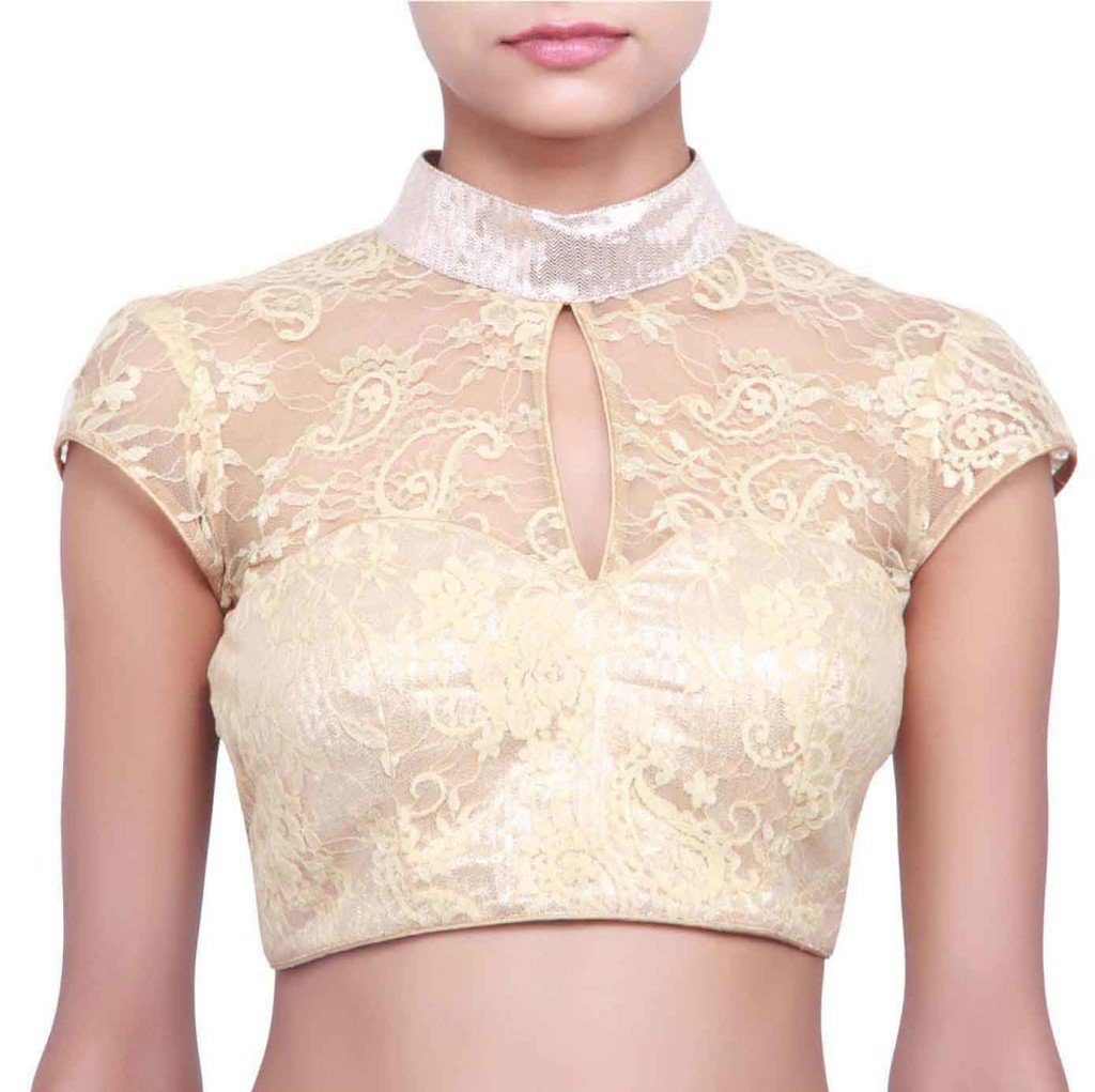 Chinese collar blouse design