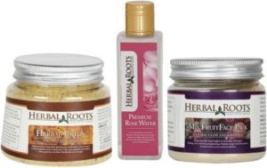 herbal-roots-anti-tan-facial-kit-ubtan-mix-fruit-pack-and-rose-water