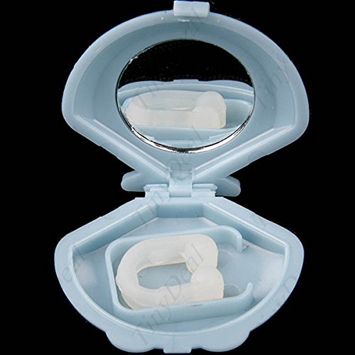 Tiny Deal Silica Gel Anti-Snore Snoring Stopper Snore-Free Nose Clip Sleeping-Aid Device with Shell Case HKH-12507