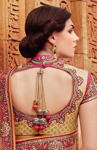 exclusive-bi-color-wedding-blouse-with-collar