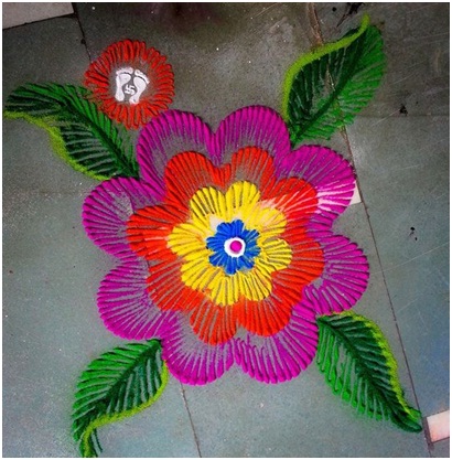 quick-and-easy-flower-rangoli-design