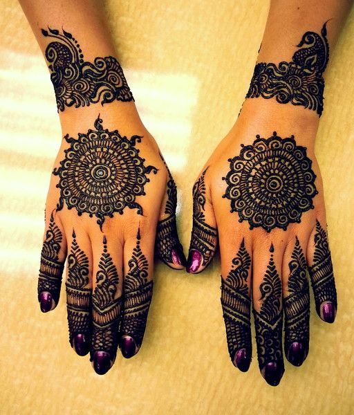 Fuller hands floral and tradition patterns henna hands