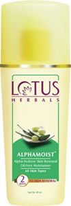 Lotus herbal Alphamoist Alpha Hydroxy skin renewal oil free moisturizer