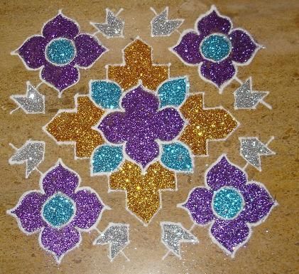 floral-square-rangoli-with-glitters