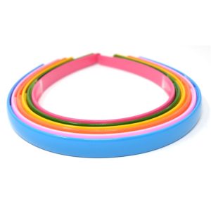 Anokhi ADA Daily Use Premium Quality Multicolor Plastic Sleek Hair Band for Girls