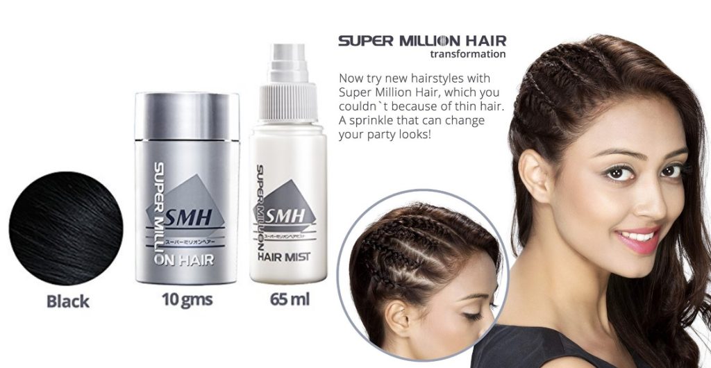 Super Million Hair Set - Hair Building Fibres & Hard Mist