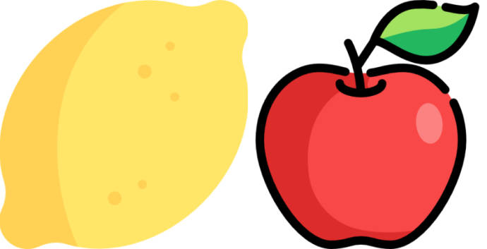 Lemon and apple punch