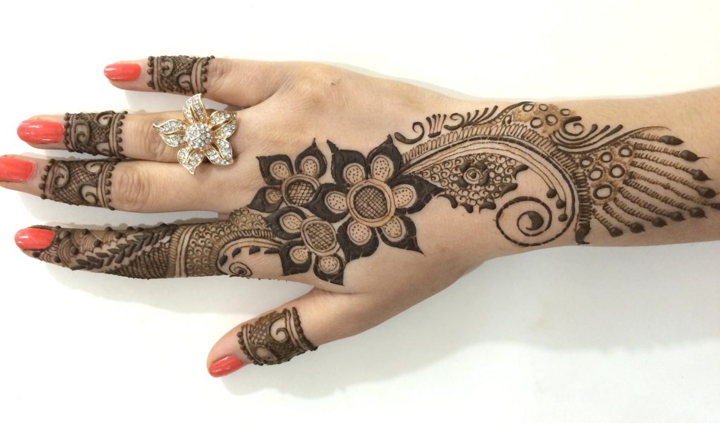 Arabic mehndi designs for bride