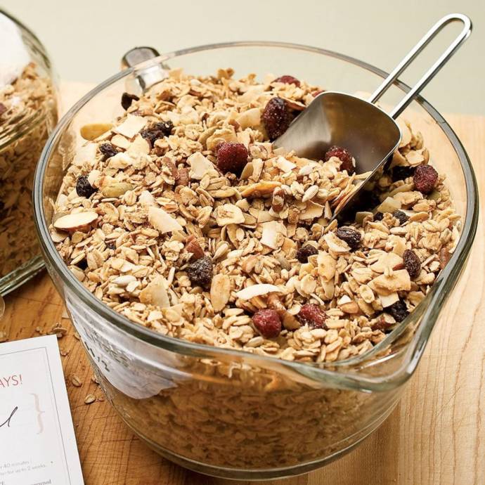 Make it crunchy with granola