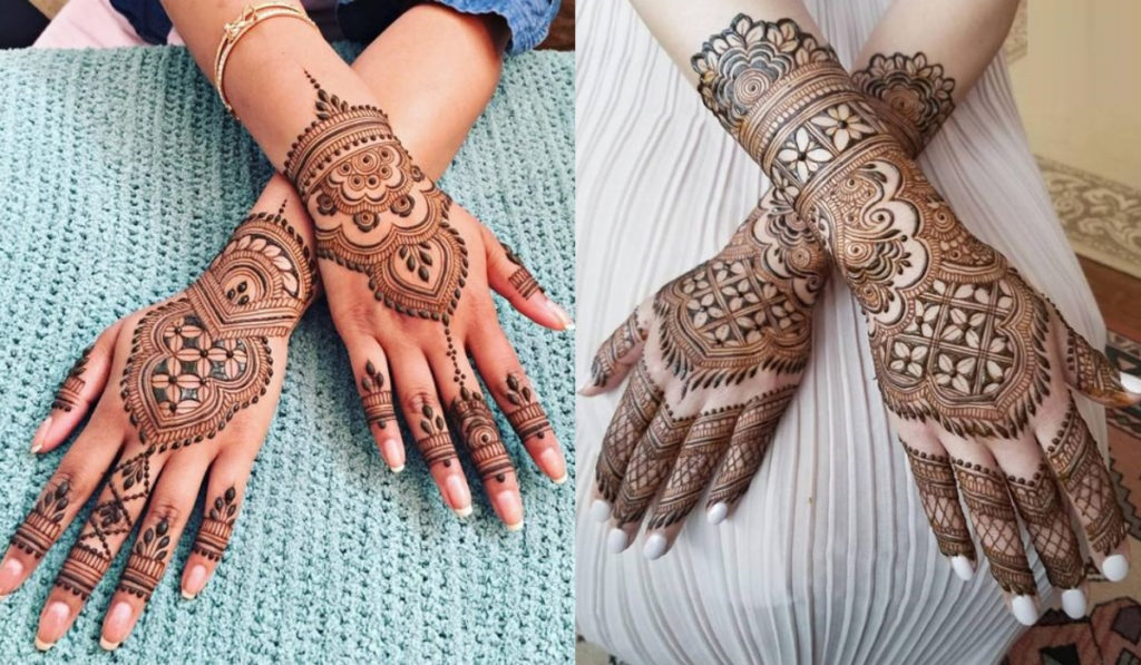 Hand Jewelry Style Mehendi Design