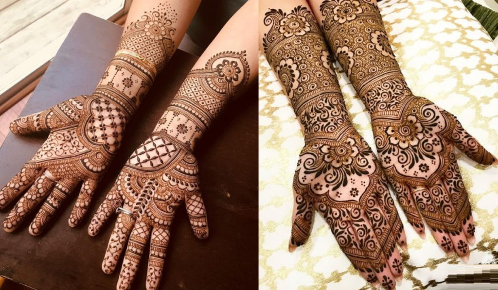 Intricate Mehendi Design for both hands