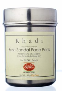 Khadi Mauri Herbal Rose Sandal Face Pack