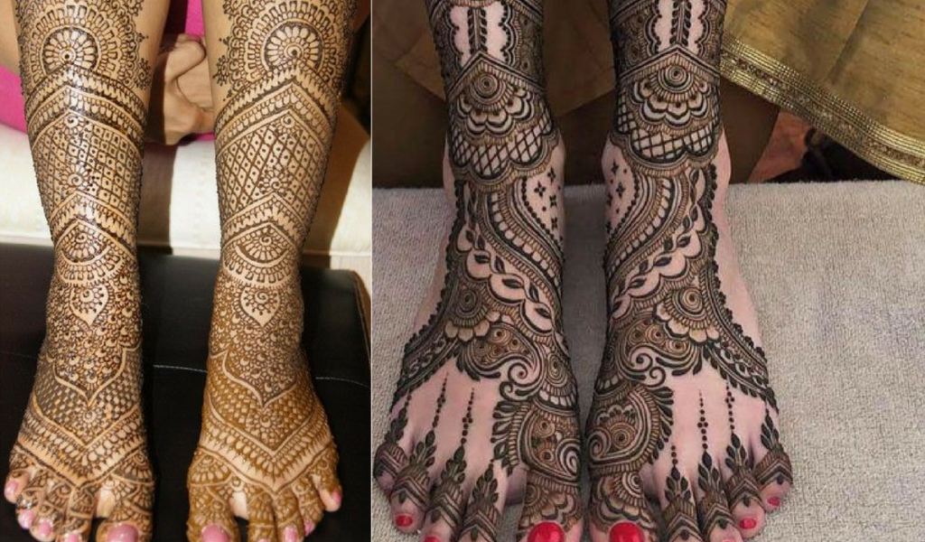 The Leafy look to Mehndi Design