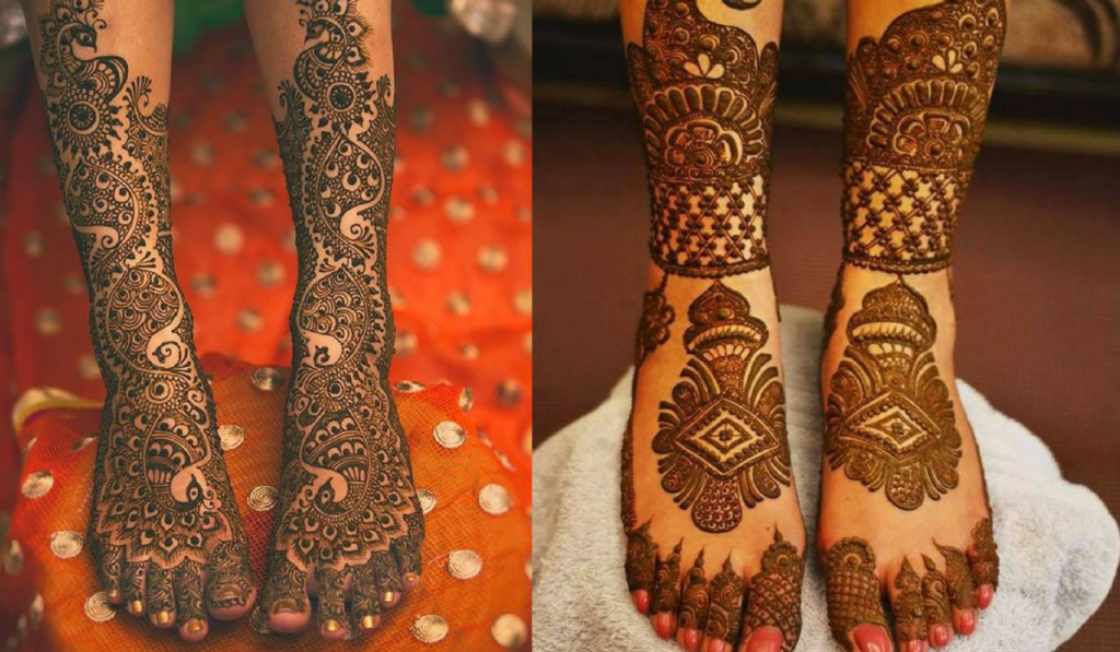 The South Indian touch to your Bridal Mehndi Design