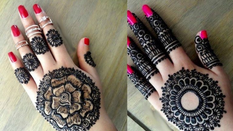 Circle mehndi designs - Round/Mandala henna designs for hands - Beauty ...