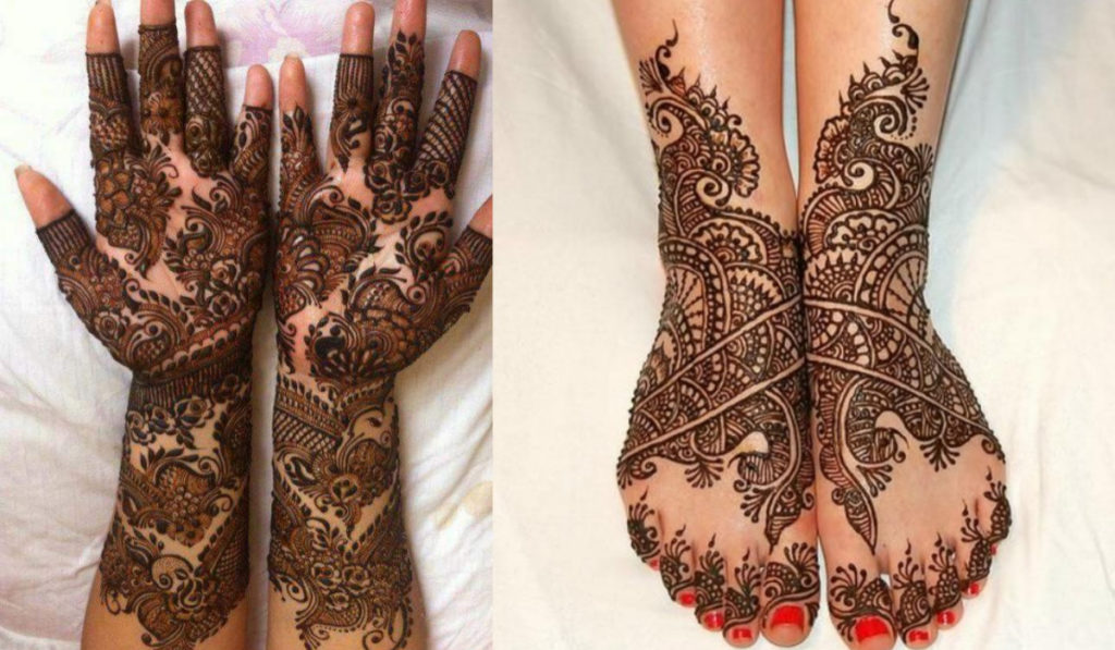Enrich your hands or legs with intricate patterns