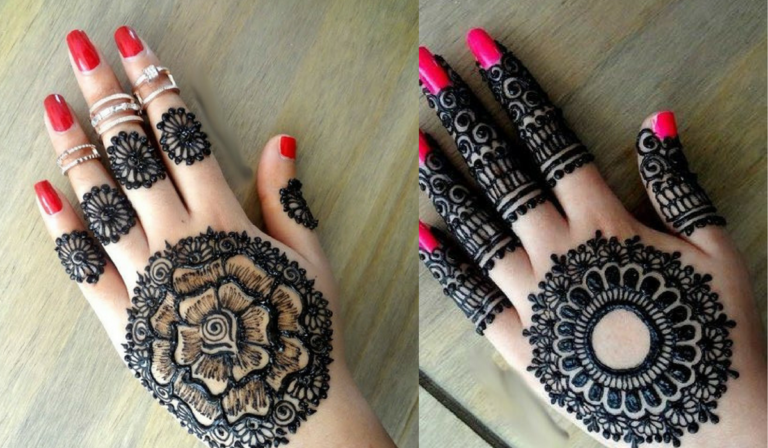 Circle mehndi designs - Round/Mandala henna designs for hands - Beauty ...