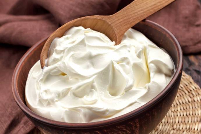 Low-fat curd