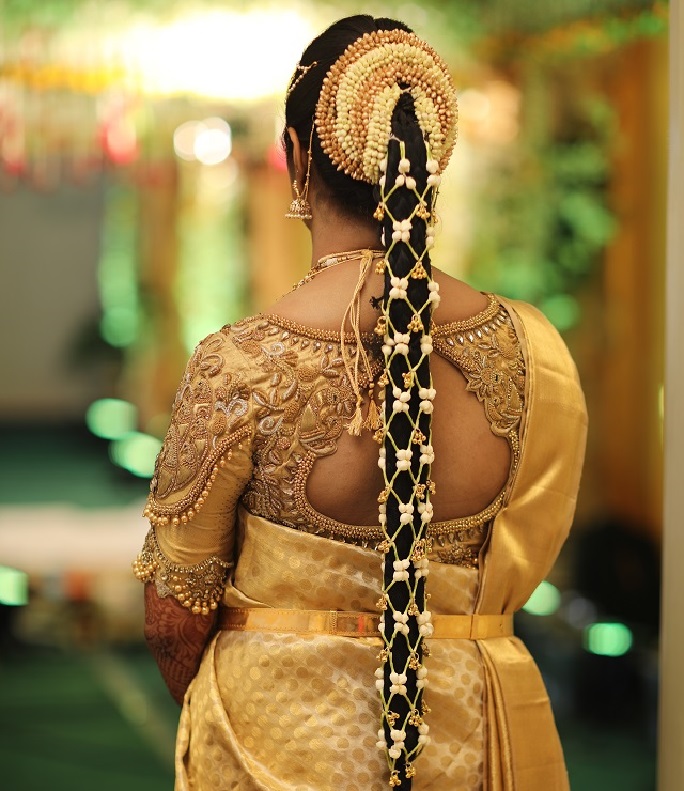 Luxurious golden blouse