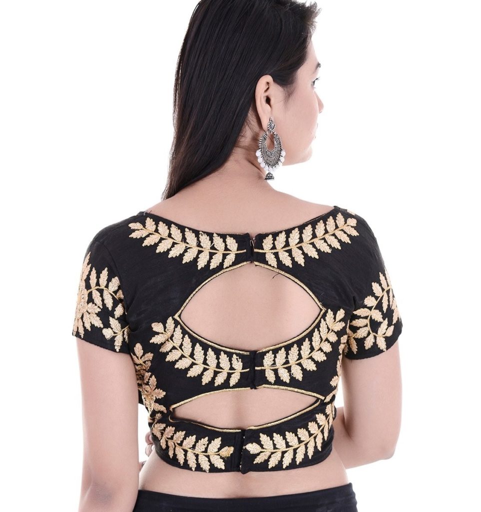 Multiple cut-outs with short sleeves and embroidery