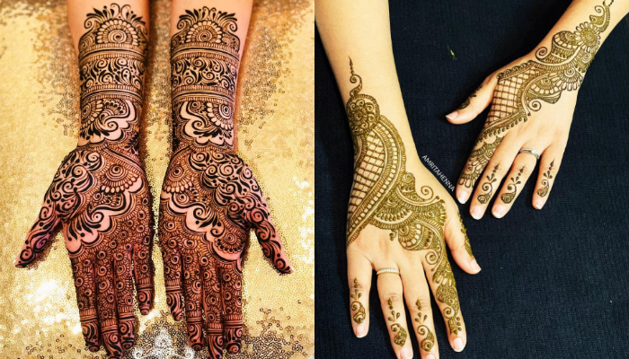 Latest arabic mehndi designs for hands
