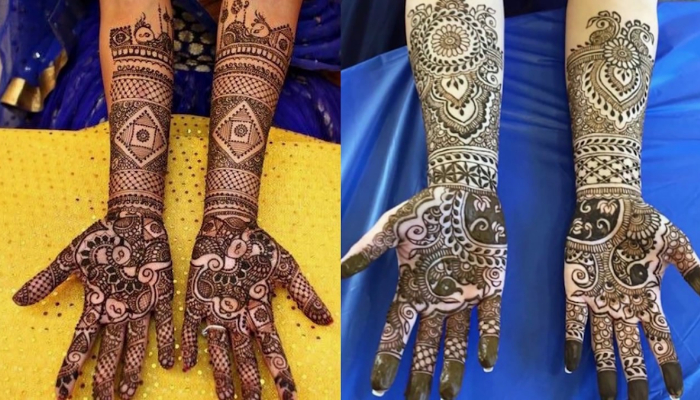 Gujarati mehndi designs for hands – Gujarati henna designs for wedding