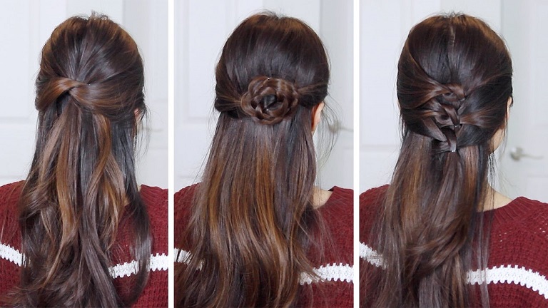 Half Up Half Down Hairstyles for Women