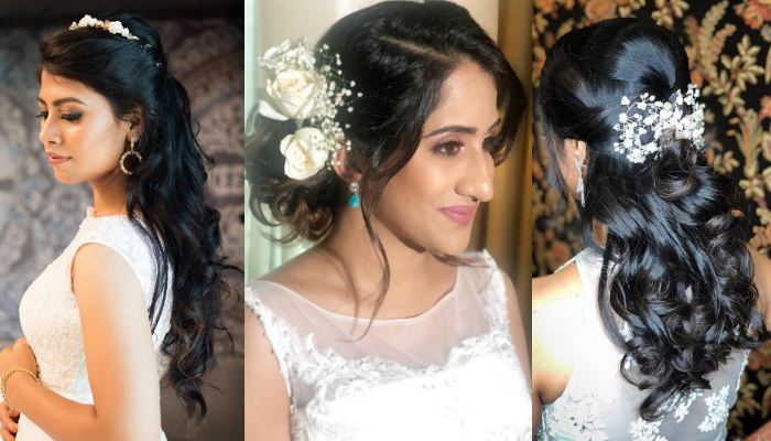 Beautiful Indian Wedding Hairstyles for Your Lovely Christian Gown