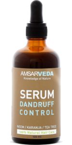 Amsarveda 100% Natural Dandruff Control Serum with Neem, Karanja Tea Tree