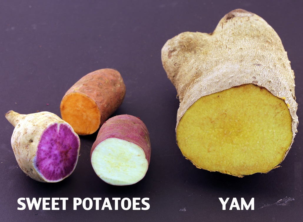 Sweet potatoes and yams
