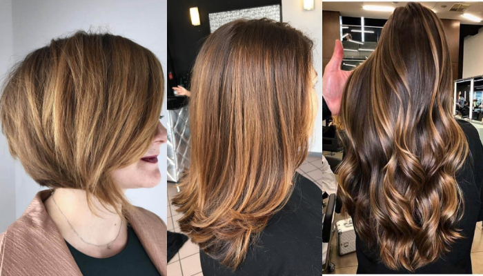 Hairstyles & haircuts for hair with golden brown highlights
