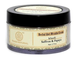 Khadi Saffron and Papaya Anti Wrinkle Cream