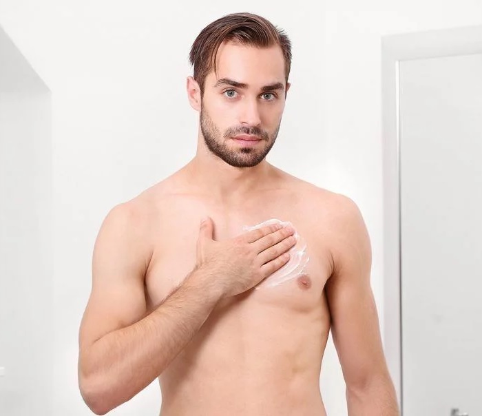 Waxing male chest hair6